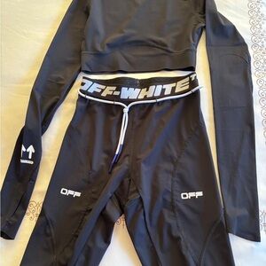 Off-White Black Activewear Ensemble